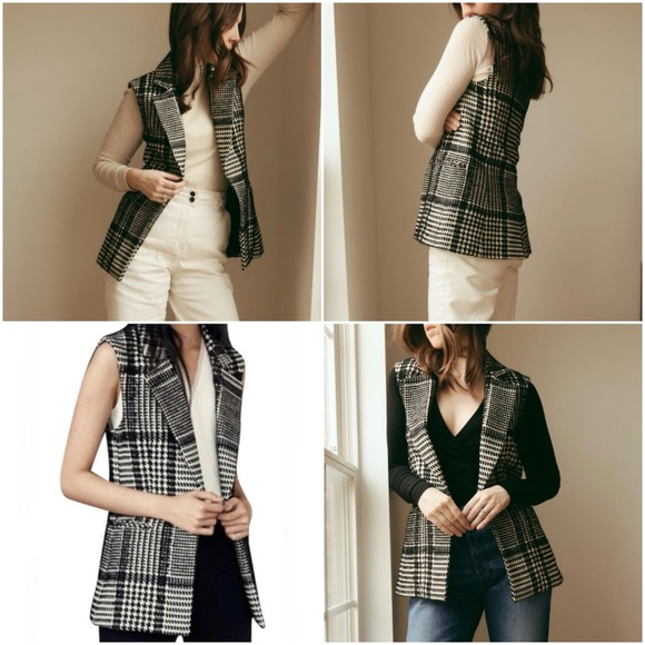 Theory wool blend plaid west - Picture 9 of 12